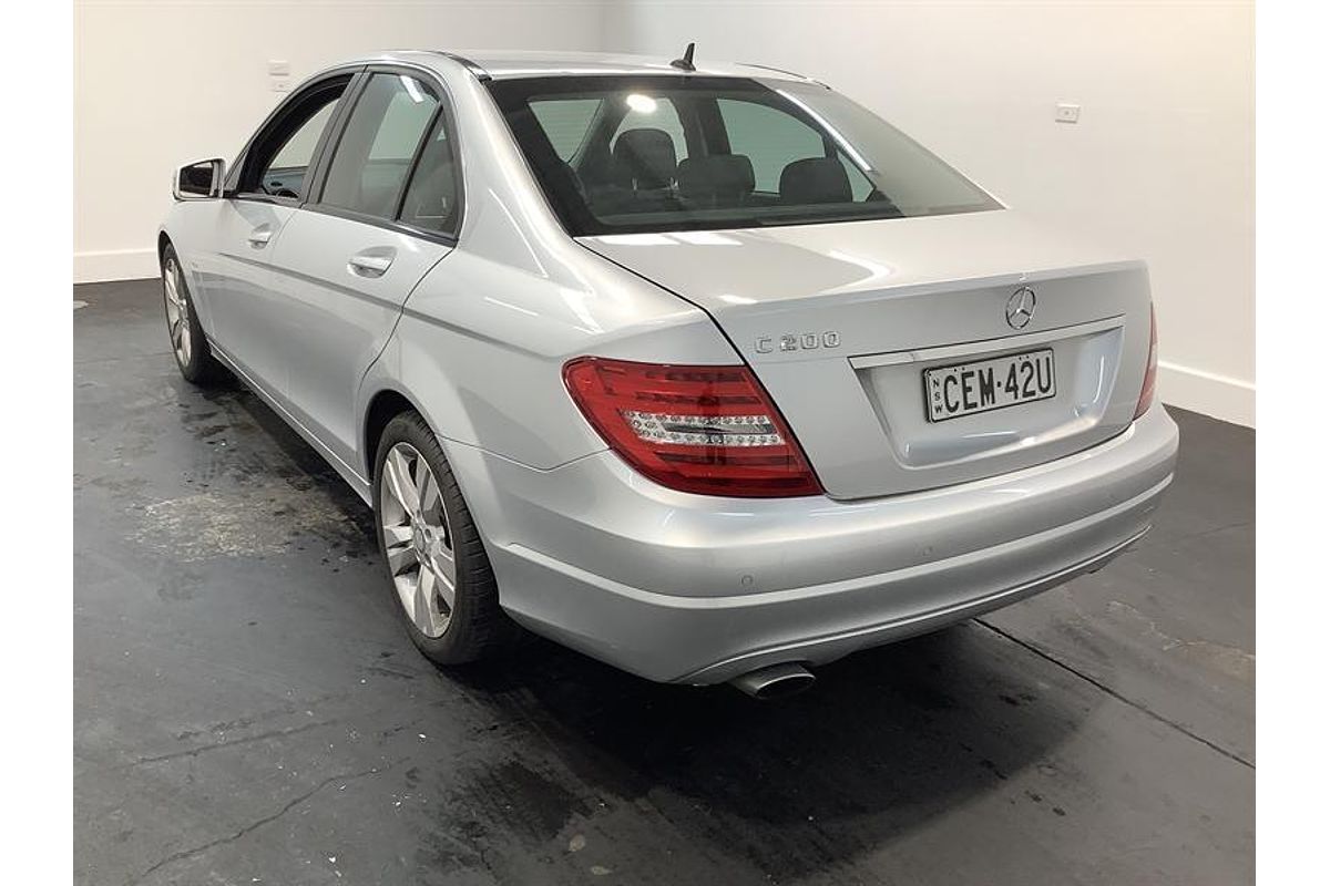 2012 Mercedes-Benz C-Class C200 BlueEFFICIENCY Avantgarde W204