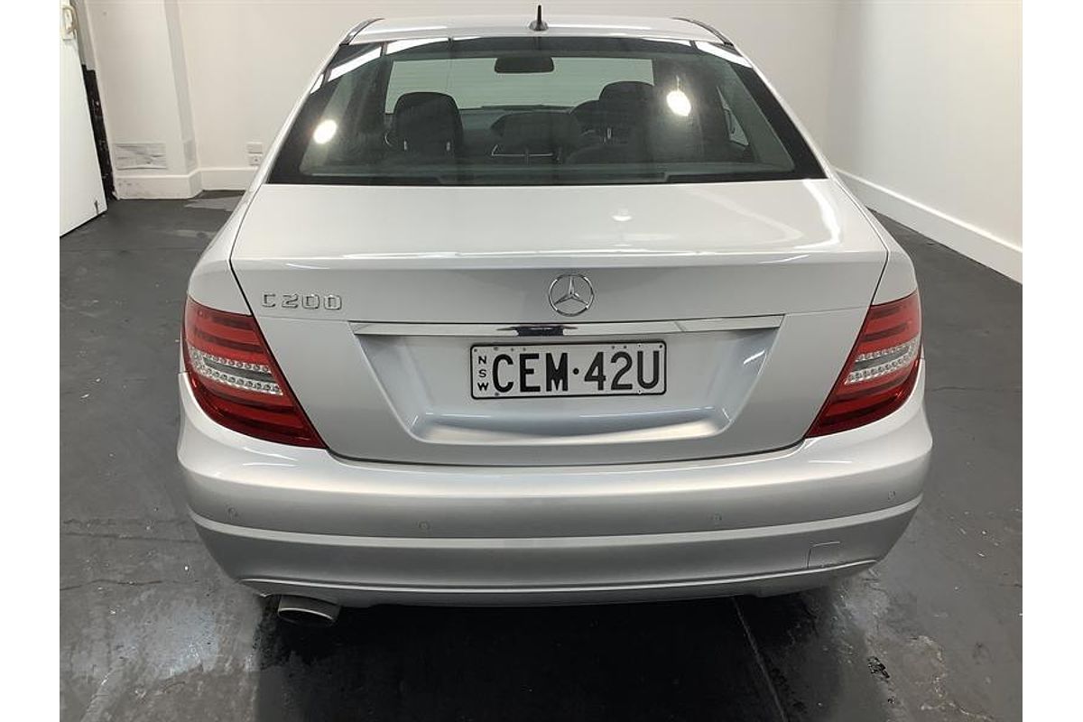2012 Mercedes-Benz C-Class C200 BlueEFFICIENCY Avantgarde W204