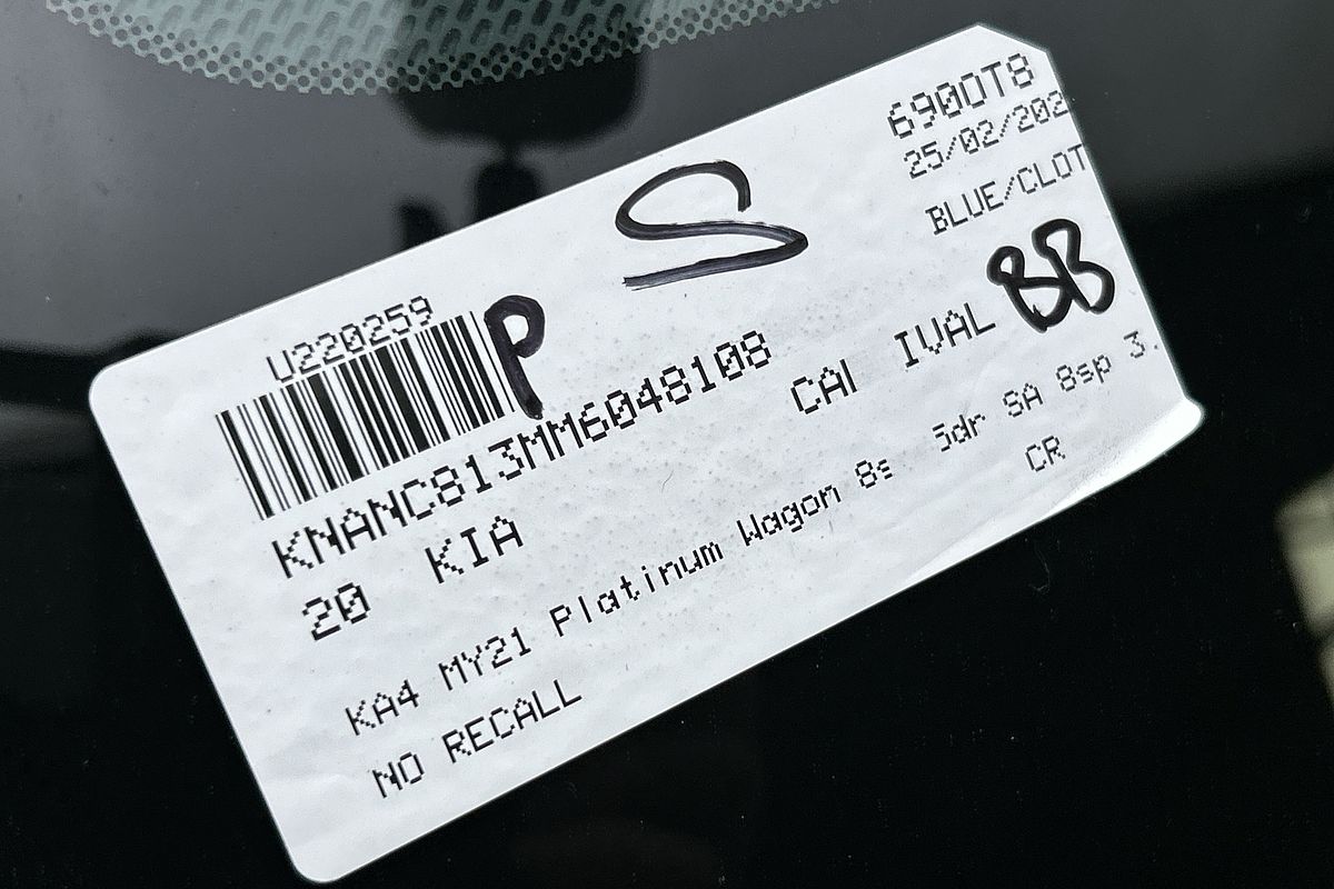 2020 Kia Carnival Platinum KA4