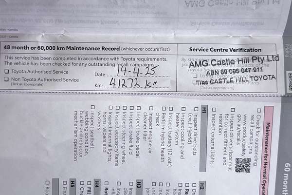 2021 Toyota Corolla Ascent Sport Hybrid ZWE211R