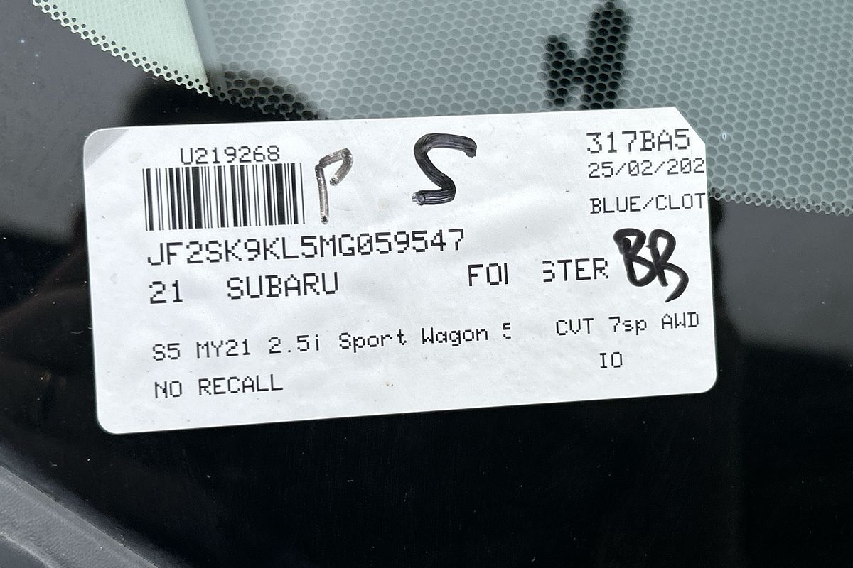 2021 Subaru Forester 2.5i Sport S5