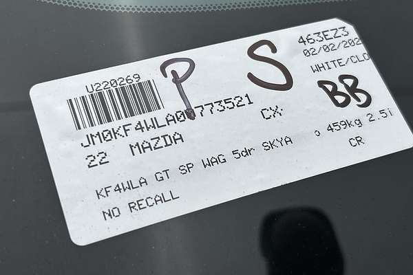 2022 Mazda CX-5 GT SP KF Series