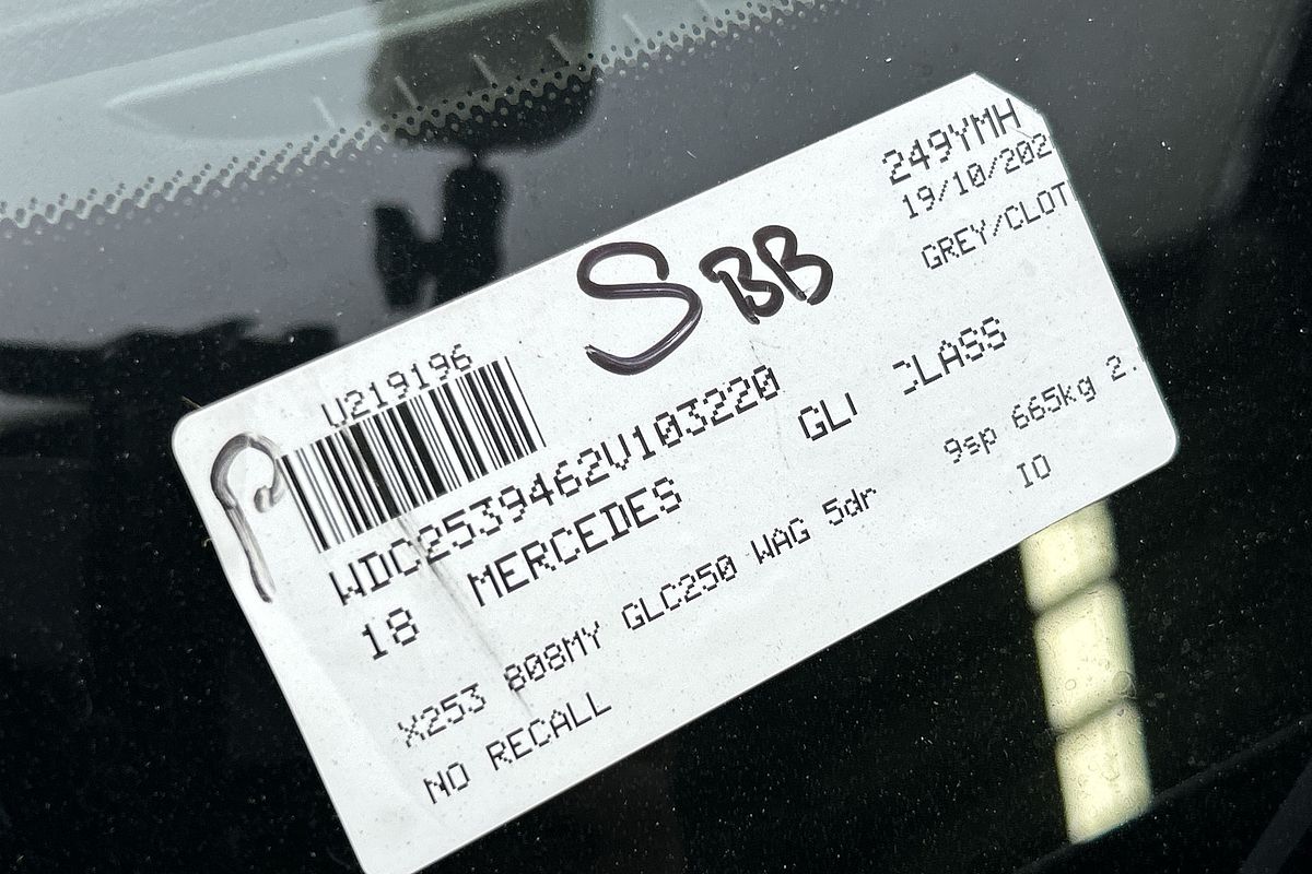 2018 Mercedes-Benz GLC-Class GLC250 X253