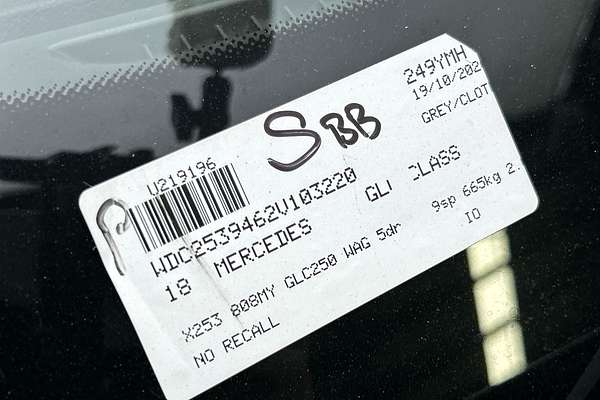 2018 Mercedes-Benz GLC-Class GLC250 X253