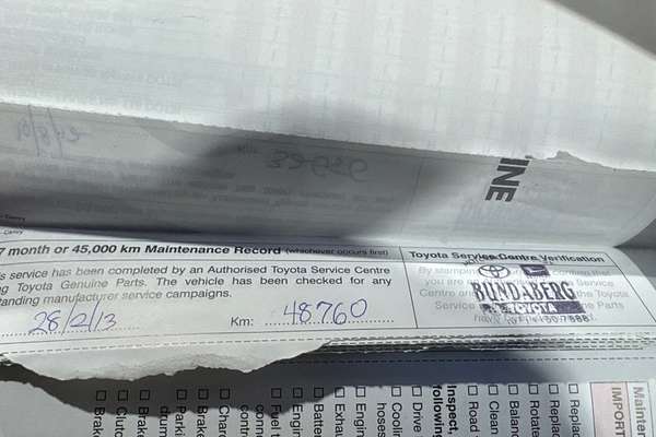 2011 Toyota Camry Altise ACV40R