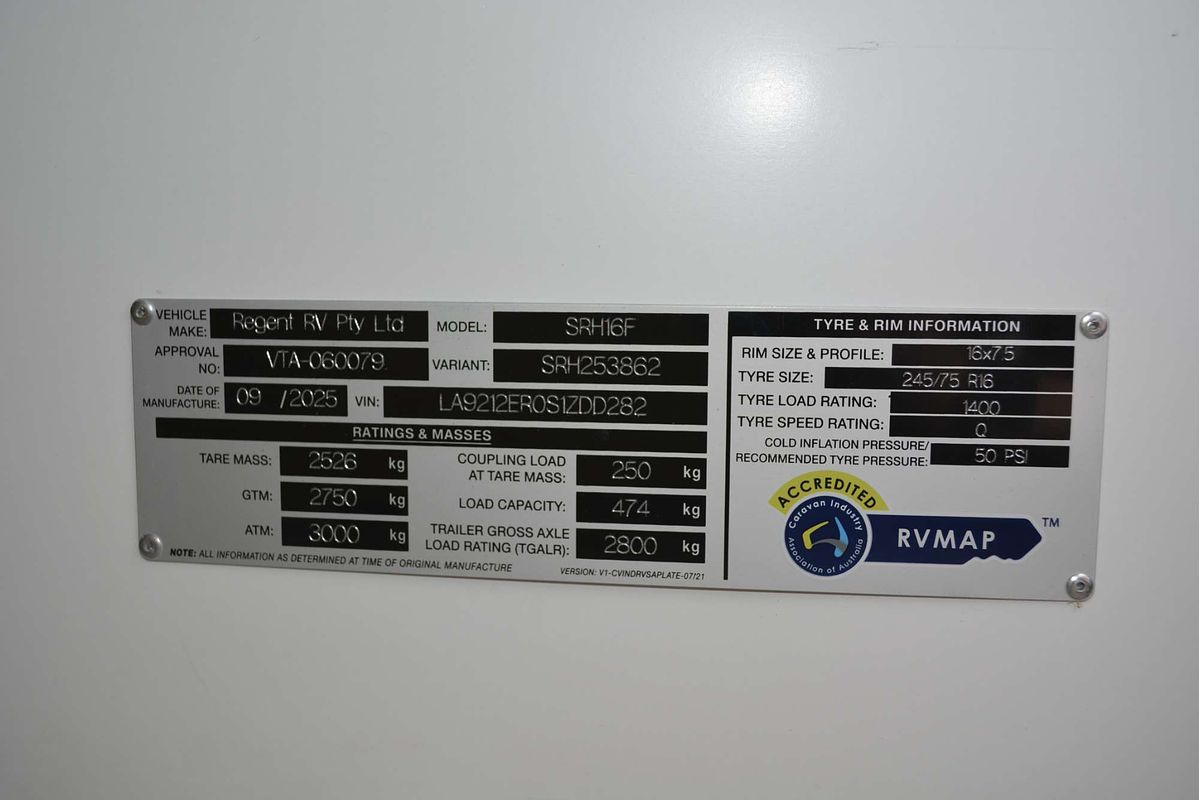 2025 Snowy River SRH16F