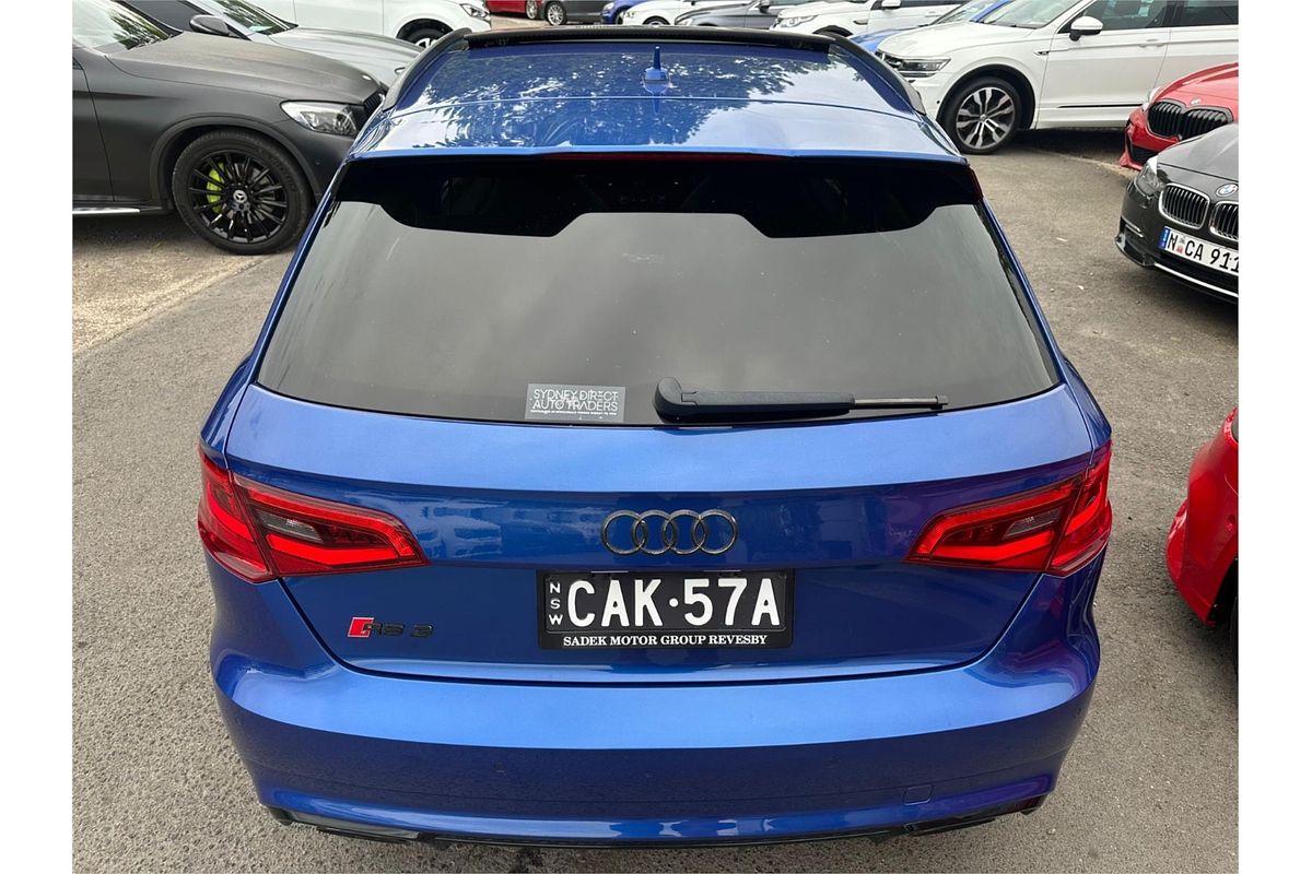2016 Audi RS 3 SPORTBACK QUATTRO 8V