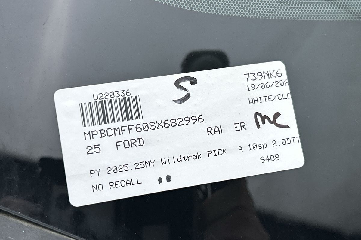 2025 Ford Ranger Wildtrak 4X4 2.0L