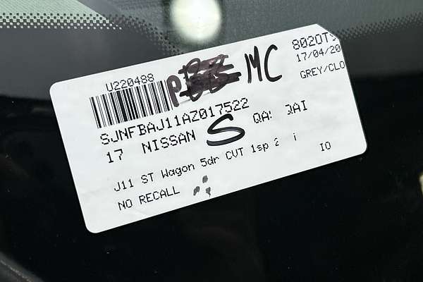 2017 Nissan QASHQAI ST J11