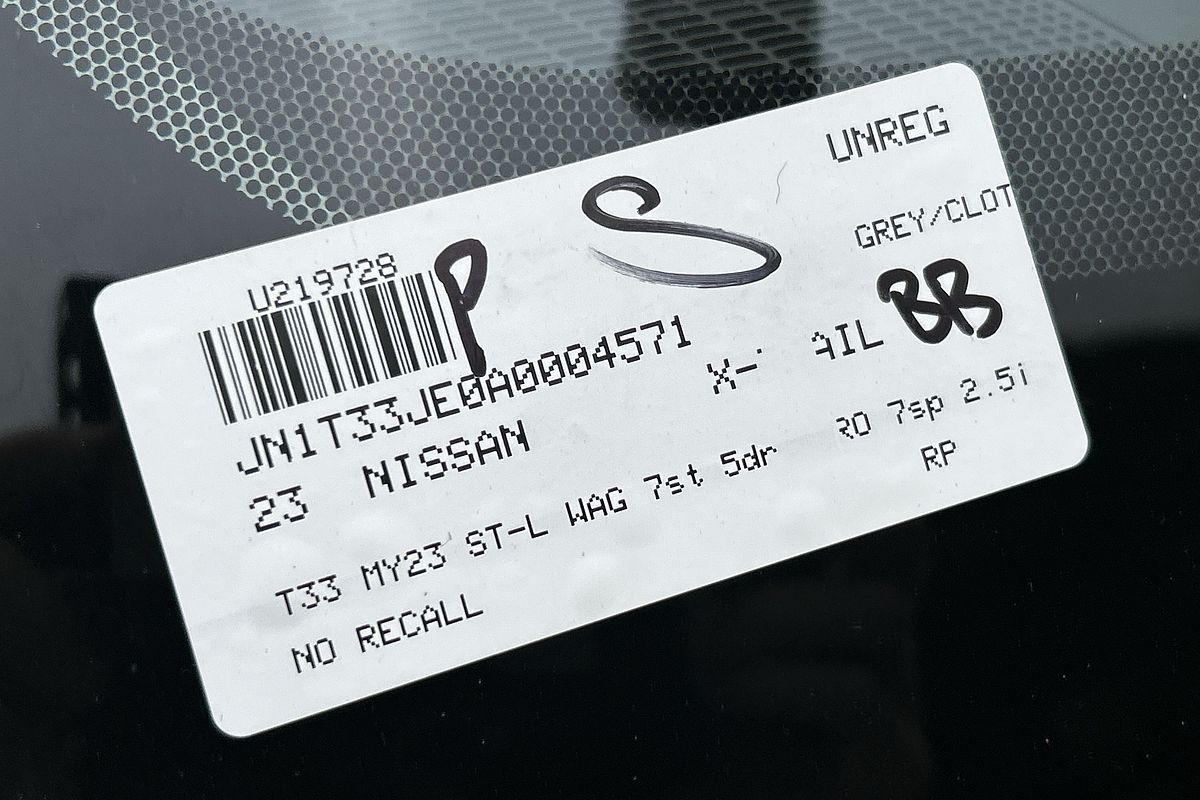 2023 Nissan X-TRAIL ST-L T33