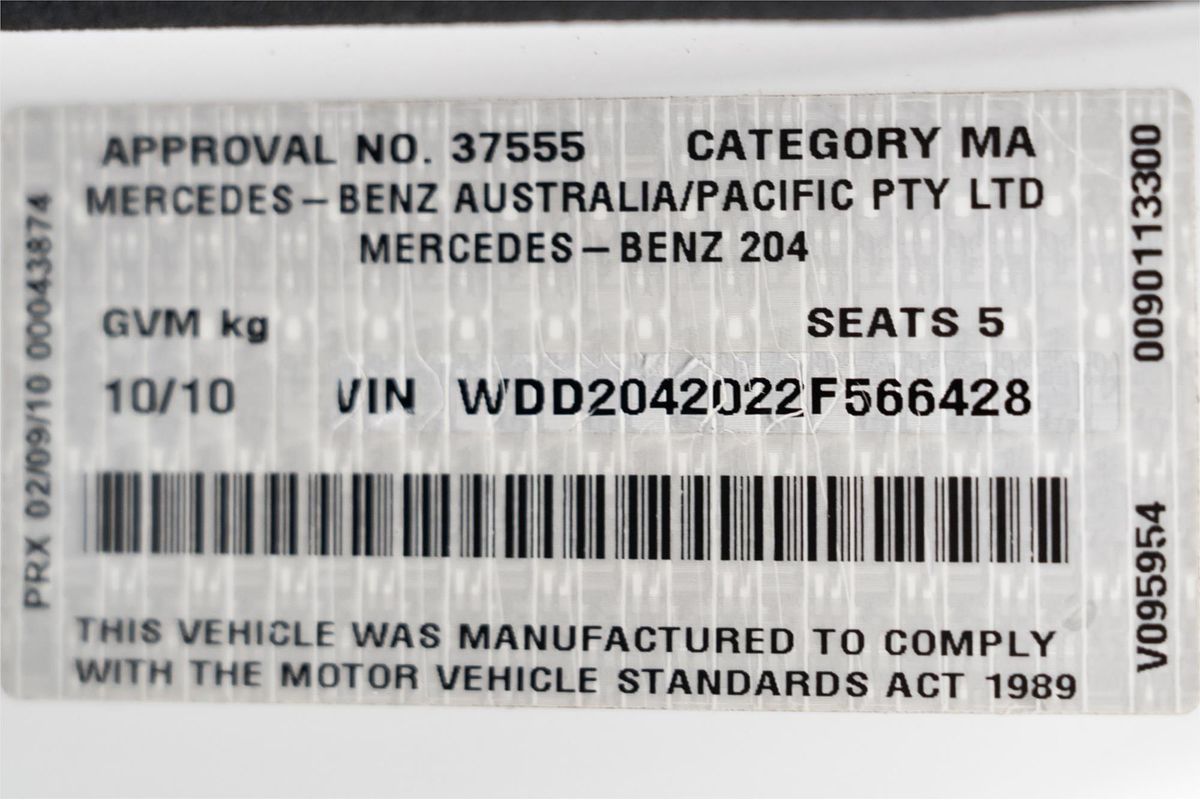 2009 Mercedes-Benz C-Class C220 CDI Sports W204