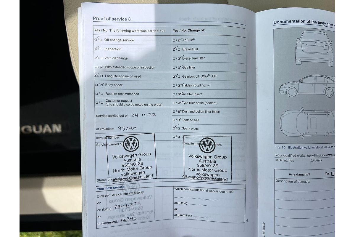 2014 Volkswagen Tiguan 132TSI Pacific 5N