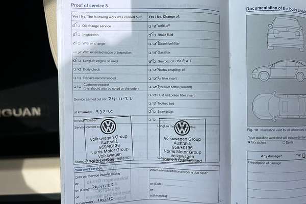 2014 Volkswagen Tiguan 132TSI Pacific 5N