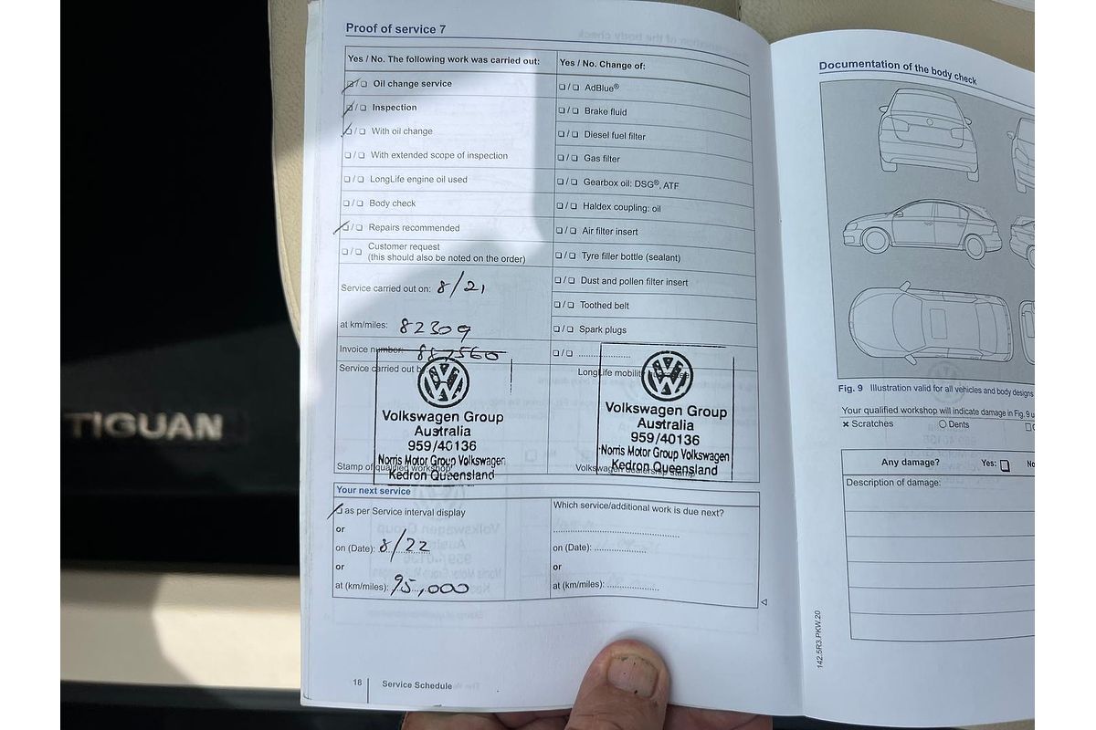 2014 Volkswagen Tiguan 132TSI Pacific 5N