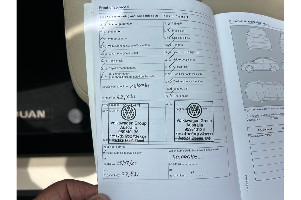 2014 Volkswagen Tiguan 132TSI Pacific 5N