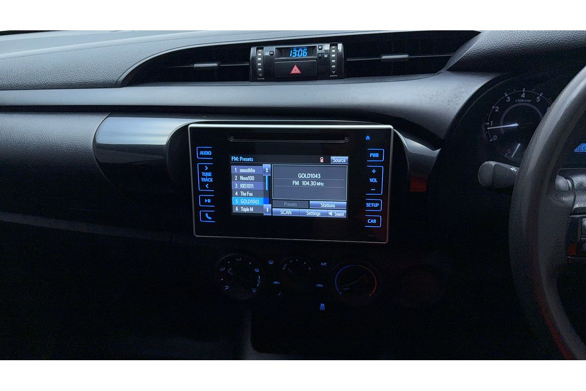 2016 Toyota Hilux Workmate TGN121R Rear Wheel Drive