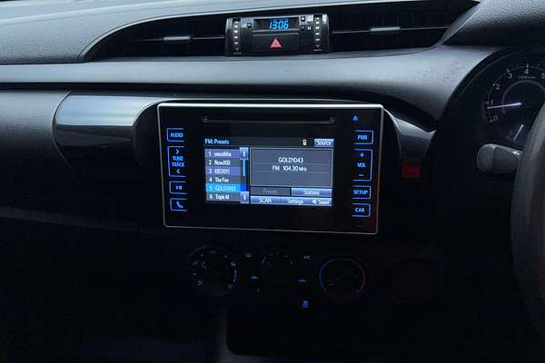 2016 Toyota Hilux Workmate TGN121R Rear Wheel Drive