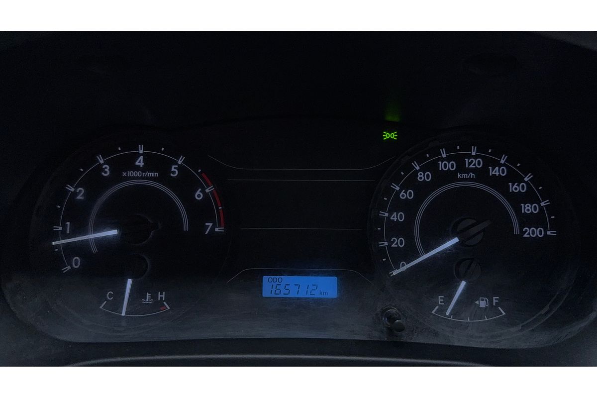 2016 Toyota Hilux Workmate TGN121R Rear Wheel Drive