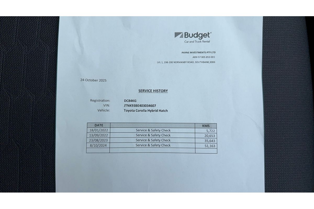 2021 Toyota Corolla Ascent Sport Hybrid ZWE211R