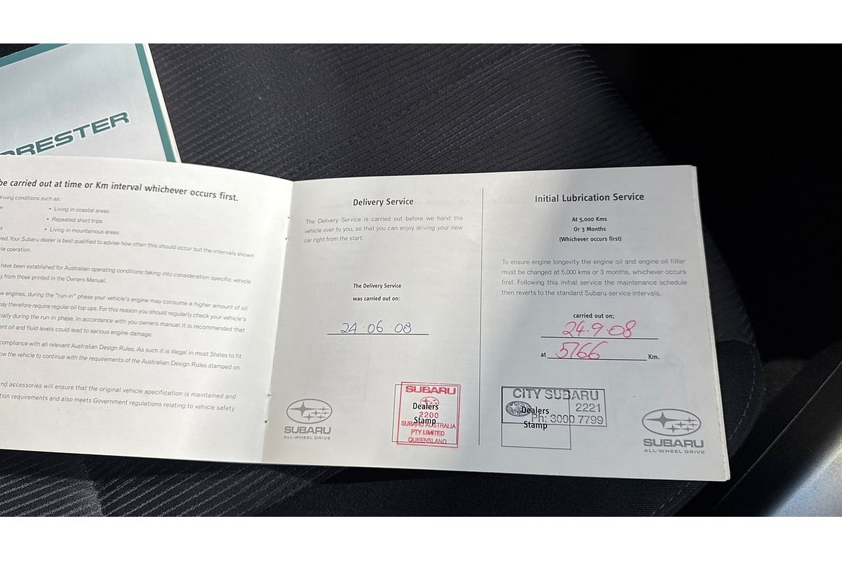 2008 Subaru Forester XS MY09