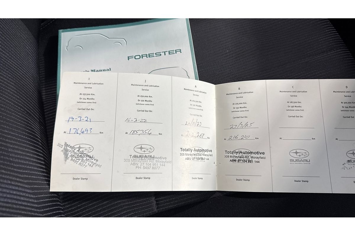 2008 Subaru Forester XS MY09