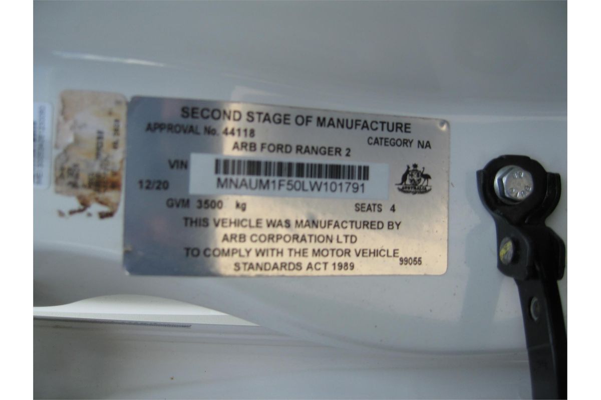 2020 Ford Ranger XL PX MkIII 4X4 3.2L