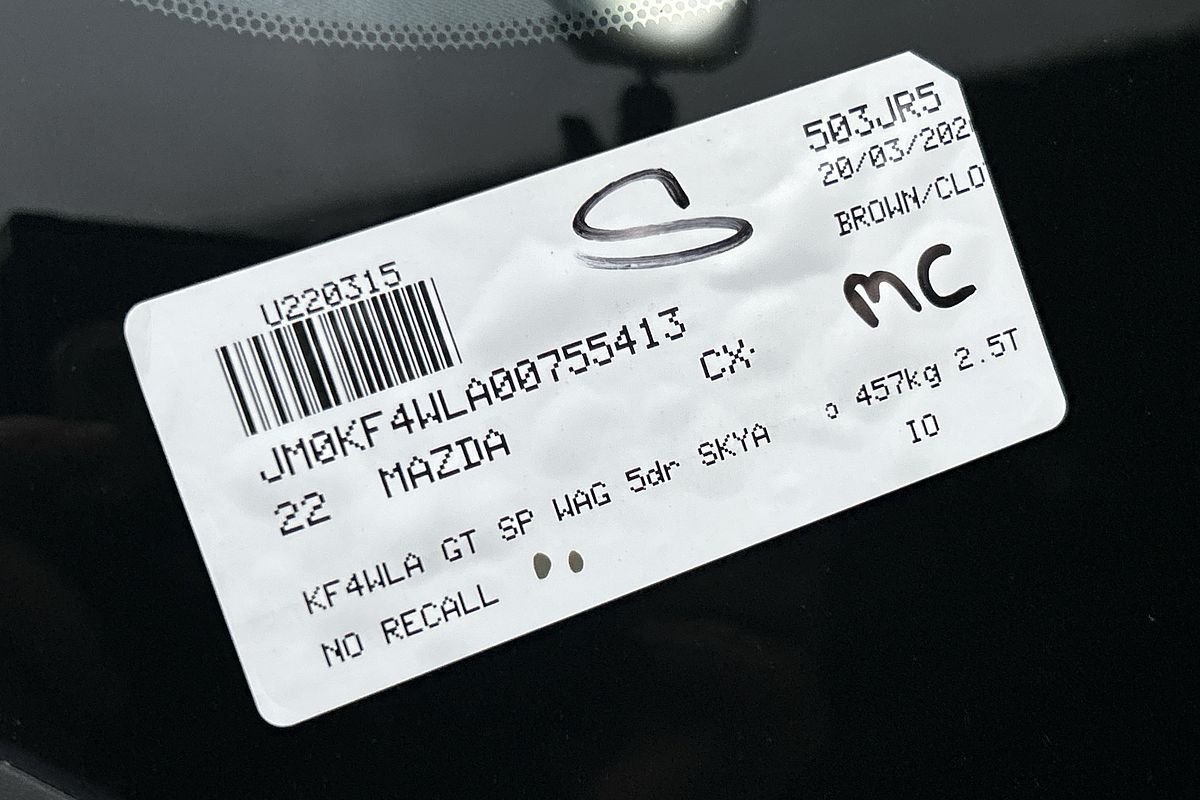 2022 Mazda CX-5 GT SP KF Series