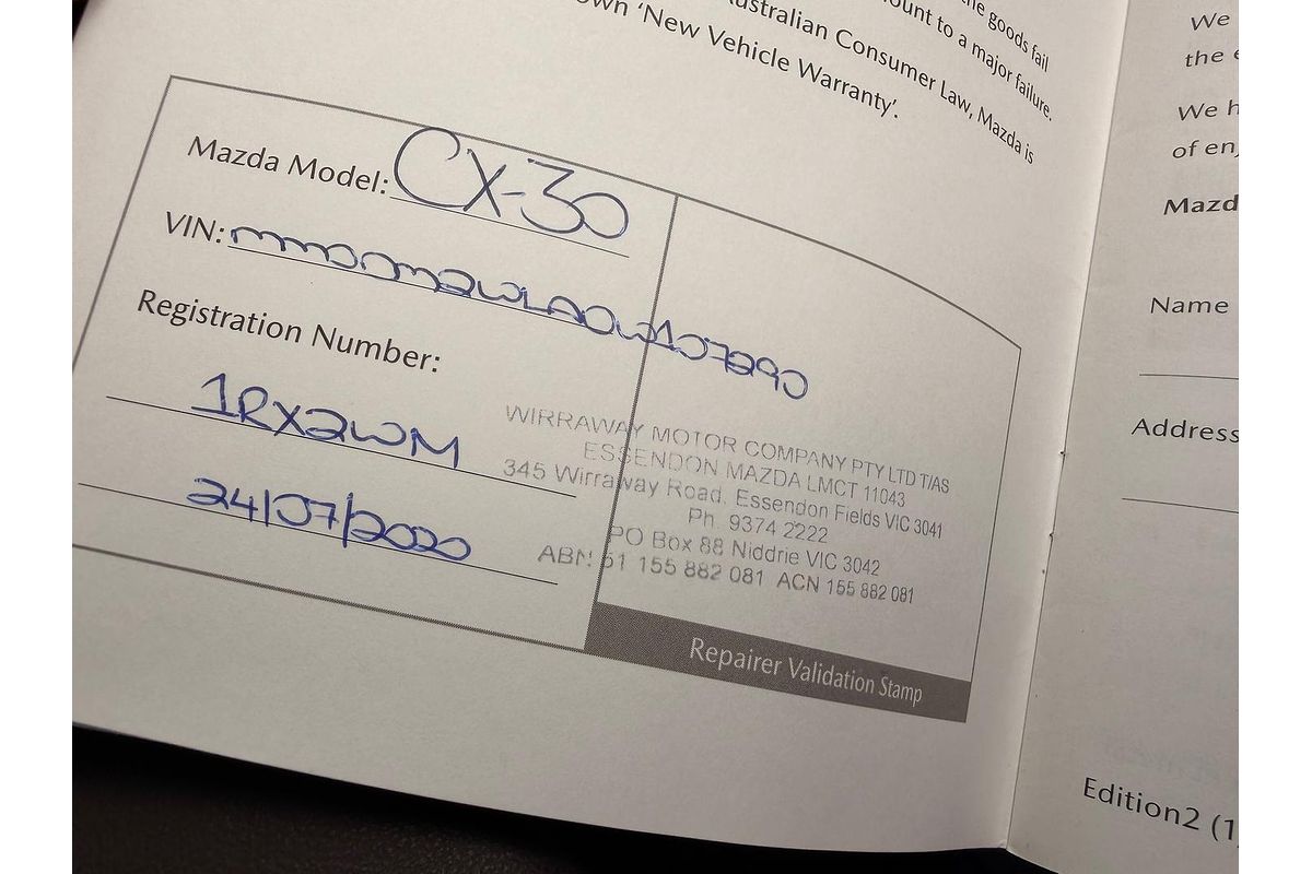 2020 Mazda CX-30 G25 Touring DM Series