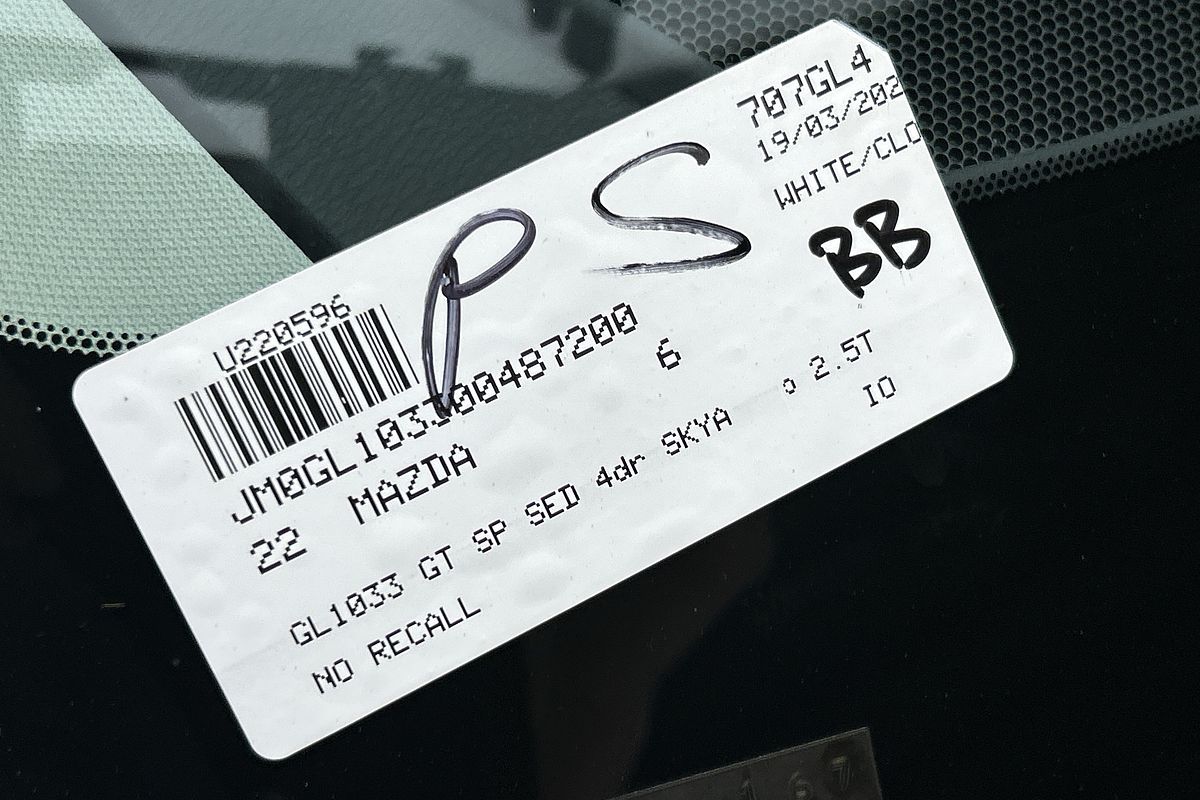 2022 Mazda 6 GT SP GL Series