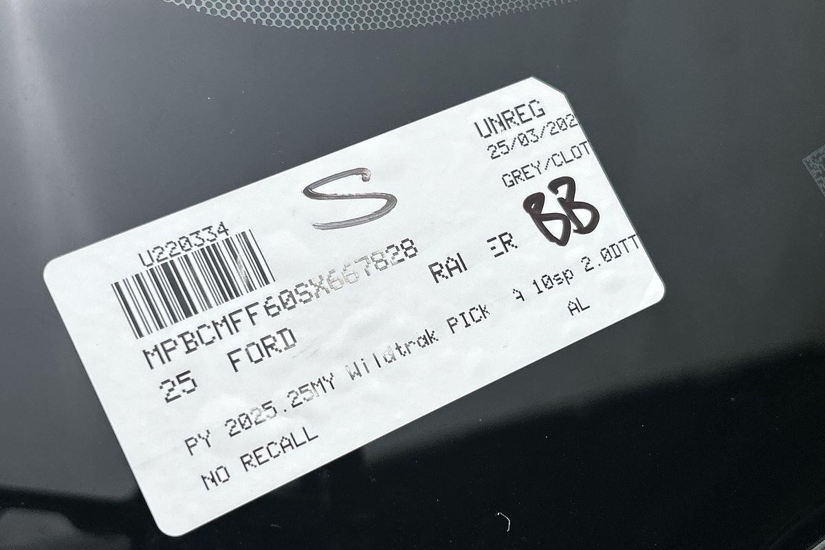 2025 Ford Ranger Wildtrak 4X4 2.0L