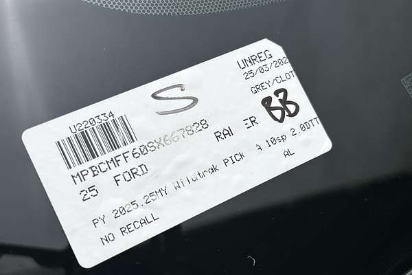 2025 Ford Ranger Wildtrak 4X4 2.0L