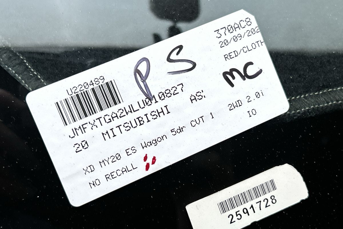 2020 Mitsubishi ASX ES XD