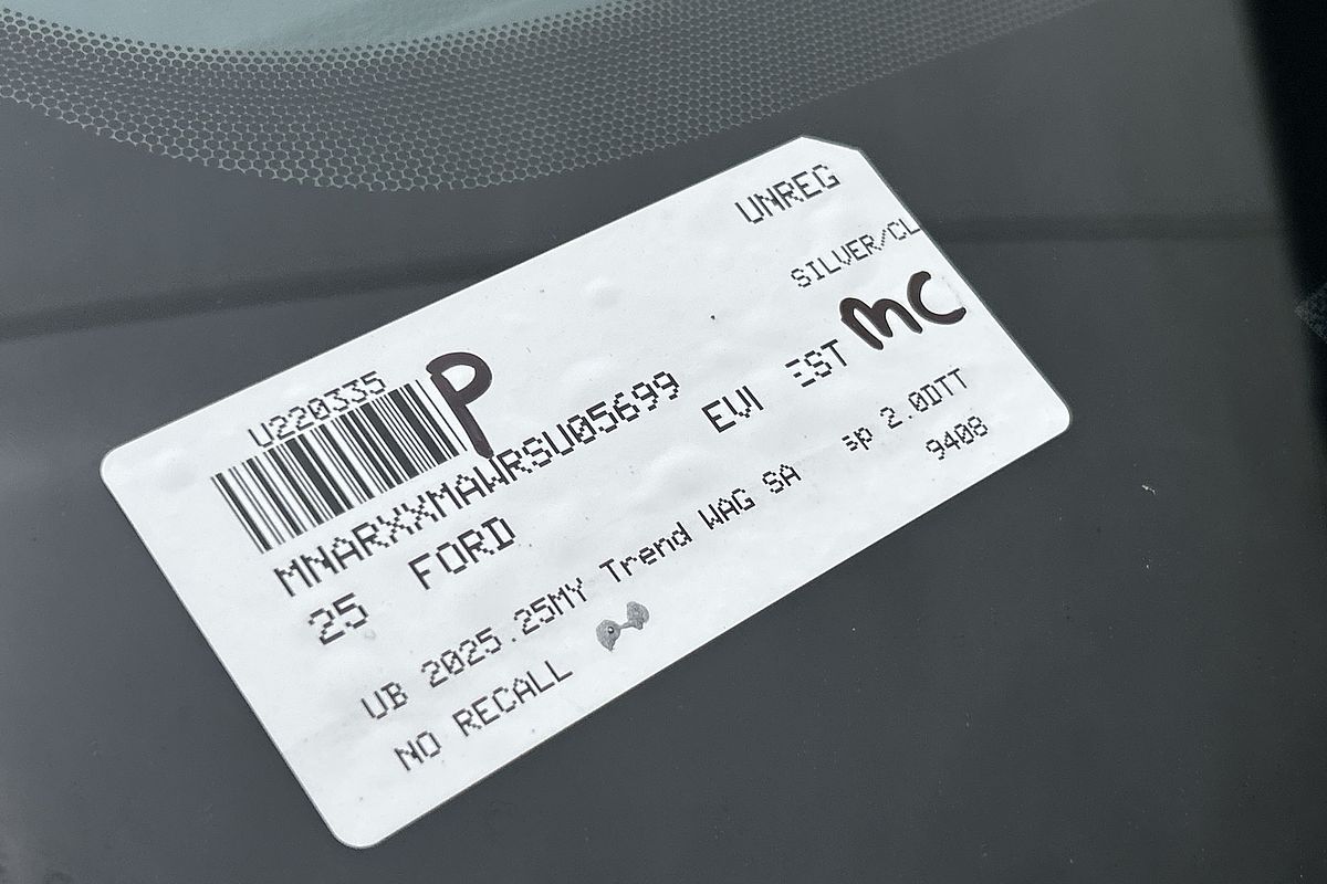 2025 Ford Everest Trend 2.0L