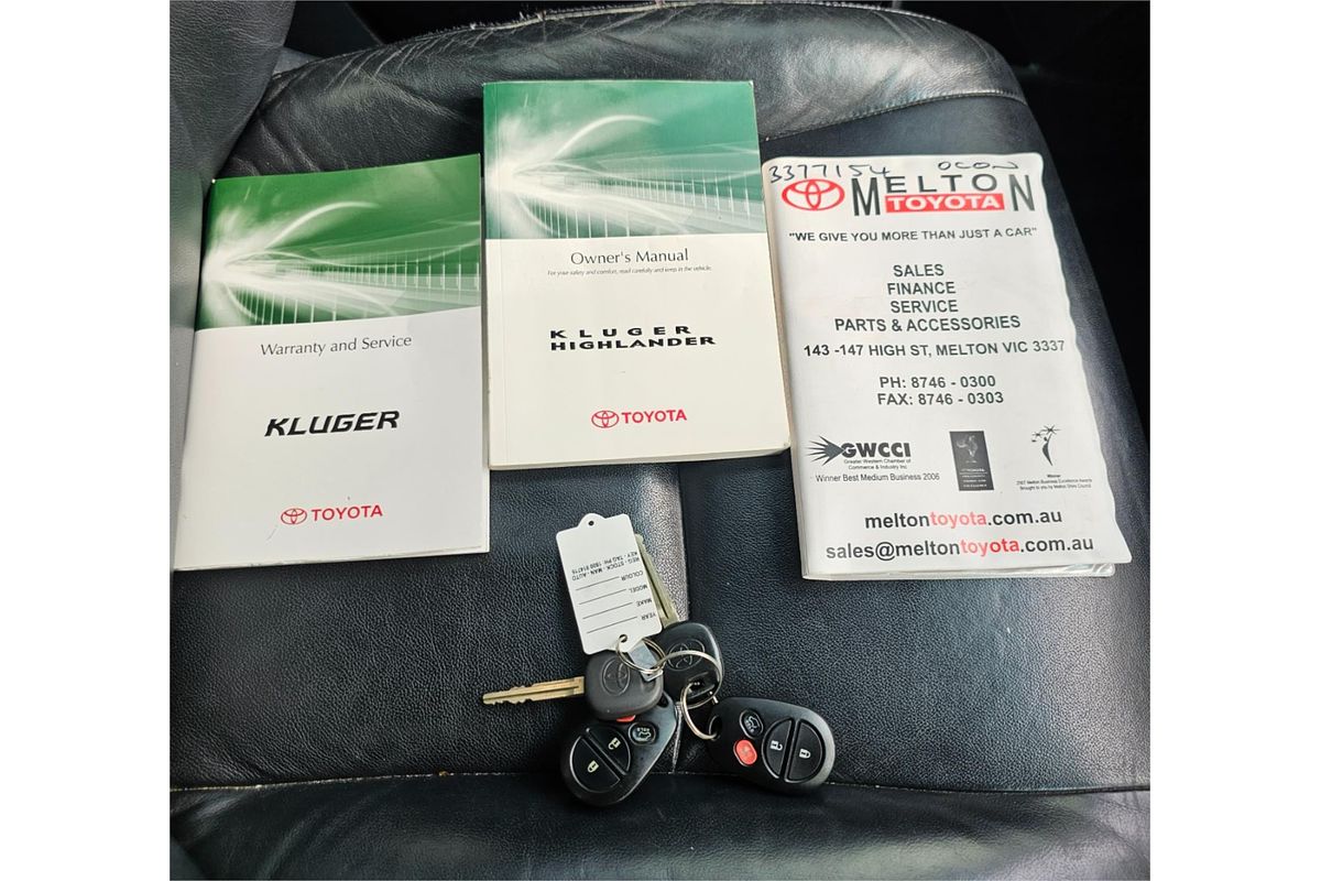 2007 Toyota Kluger KX-S (FWD) GSU40R