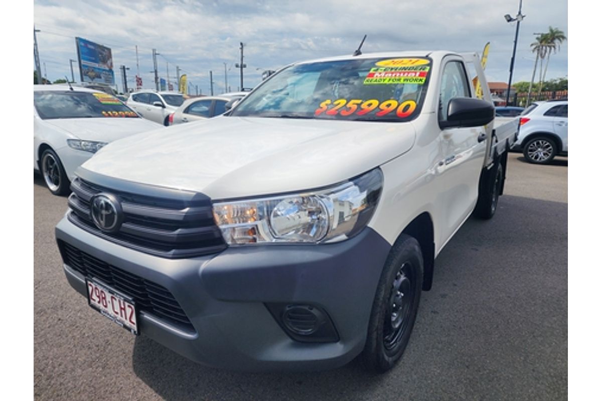 2021 Toyota Hilux Workmate TGN121R Rear Wheel Drive