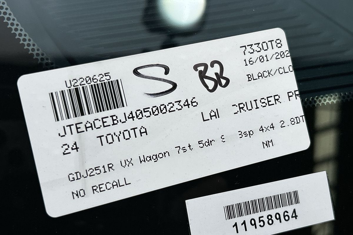 2024 Toyota Landcruiser Prado VX GDJ251R