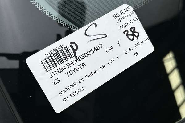 2023 Toyota Camry SX AXVH70R thumb-23