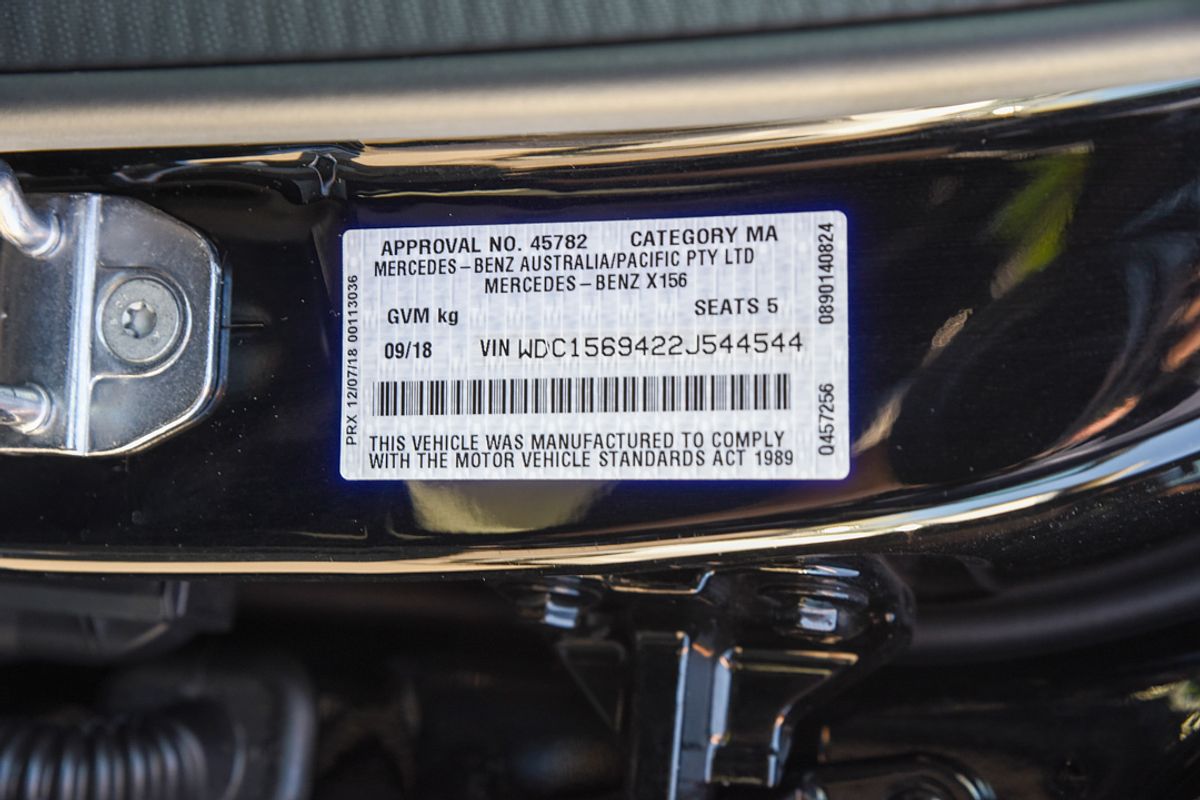 2018 Mercedes-Benz GLA-Class GLA180 X156