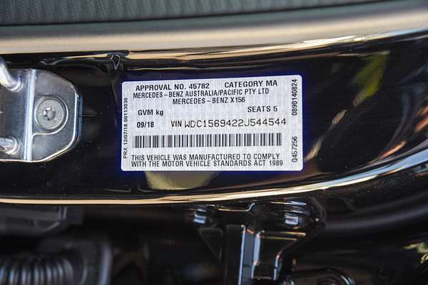 2018 Mercedes-Benz GLA-Class GLA180 X156