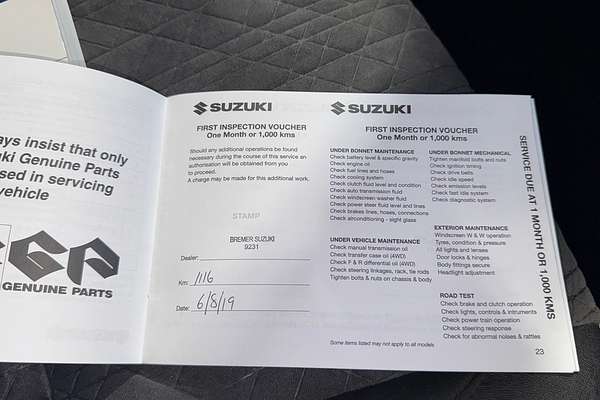 2019 Suzuki Vitara Turbo LY Series II