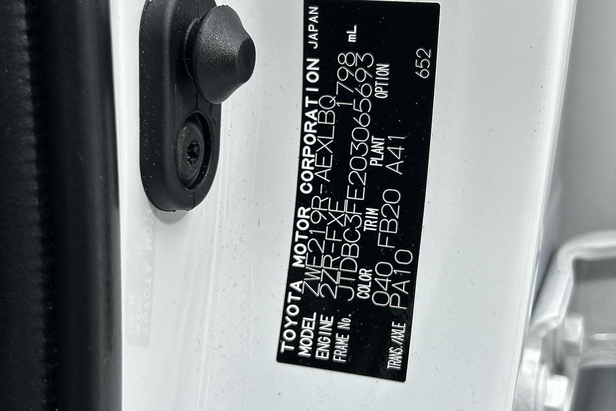 2024 Toyota Corolla Ascent Sport Hybrid ZWE219R