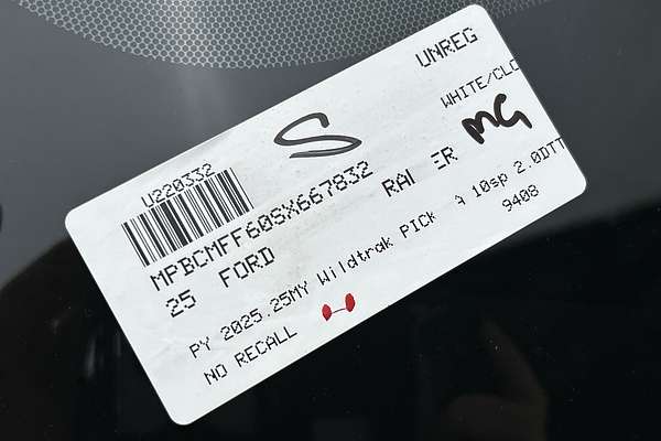 2025 Ford Ranger Wildtrak 4X4 2.0L