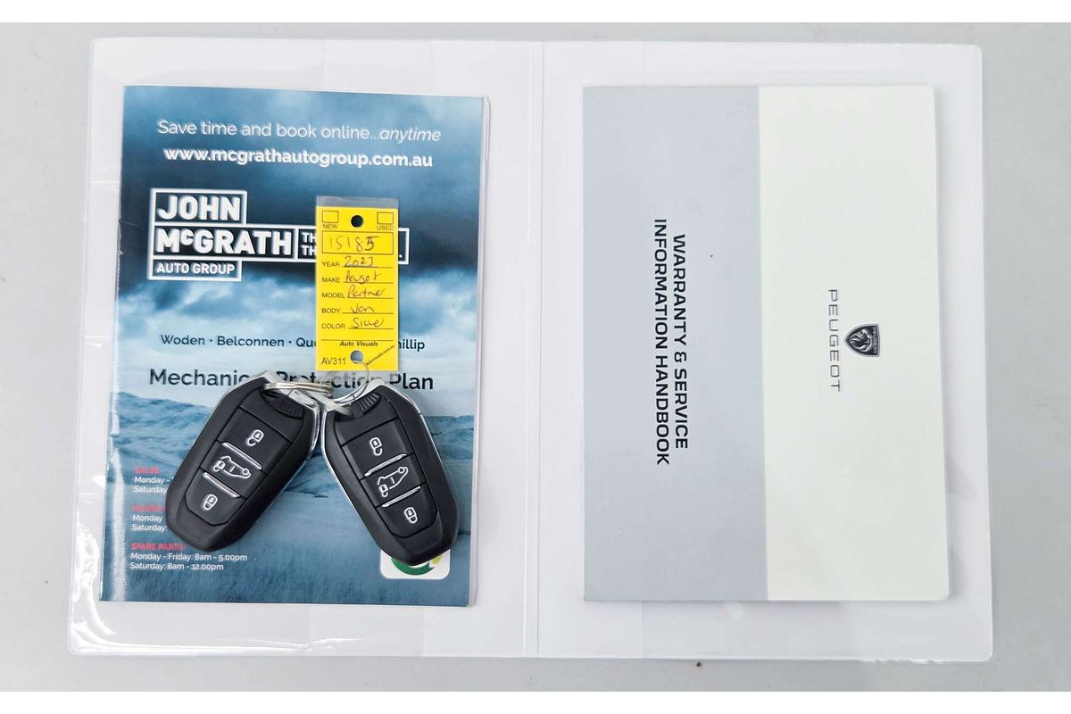 2023 Peugeot Partner Pro K9 LWB Low Roof