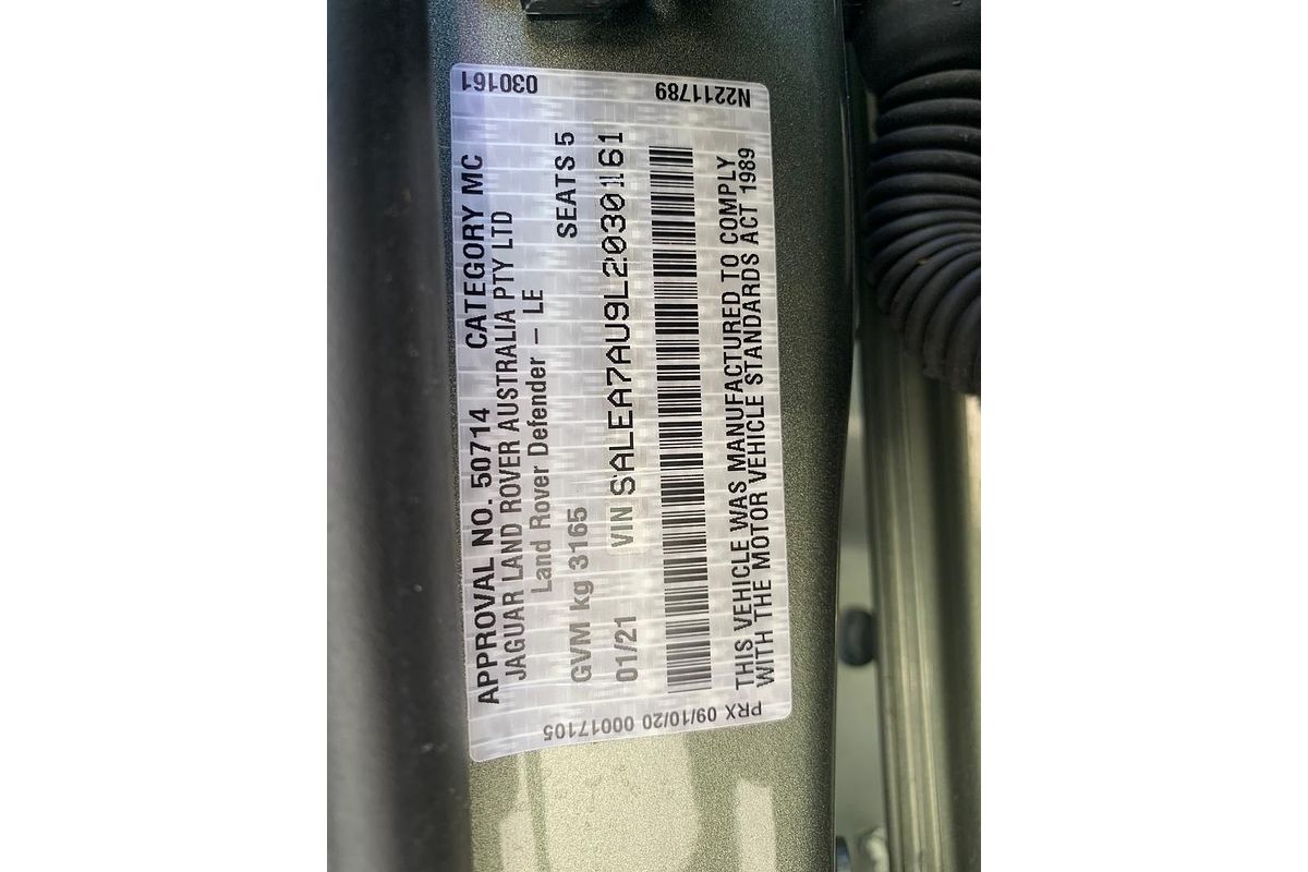 2020 Land Rover Defender 110 P400 S L663