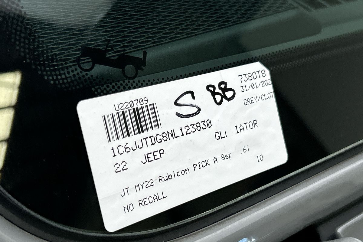 2022 Jeep Gladiator Rubicon JT All Wheel Drive