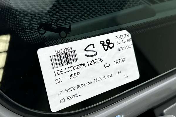 2022 Jeep Gladiator Rubicon JT All Wheel Drive