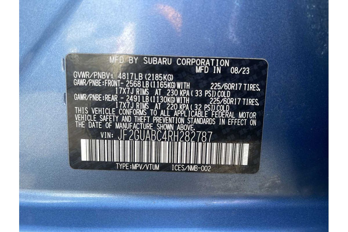 2024 Subaru Crosstrek