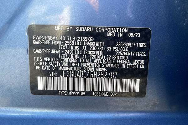 2024 Subaru Crosstrek