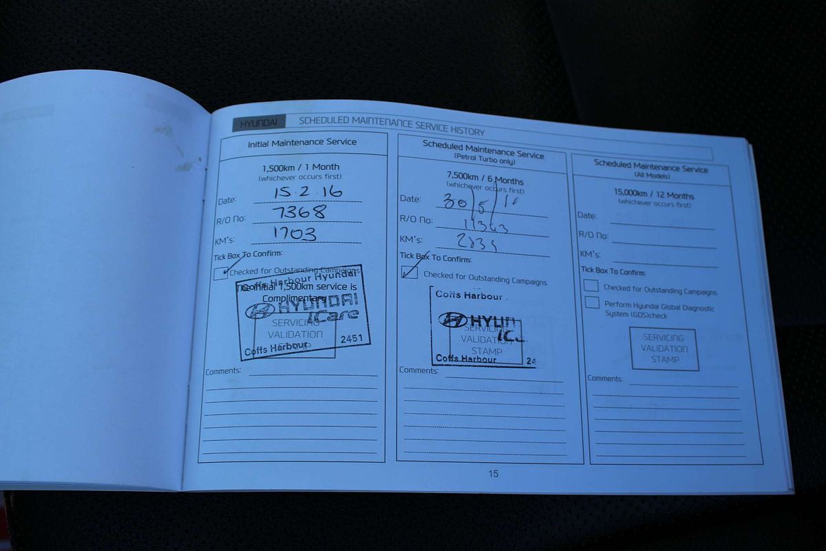 2015 HYUNDAI i30 ACTIVE X 6 SP MANUAL 5D HATCHBACK 4CYL