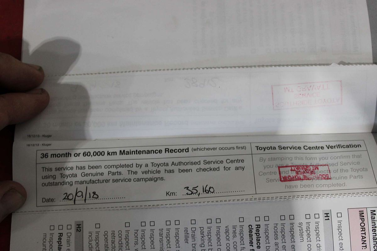 Kluger 4x2 GX 3.5L Petrol Automatic Wagon 9M66810 001